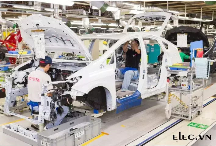 Nhà máy Toyota ở Nhật Bản sử dụng PLC Mitsubishi Q Series