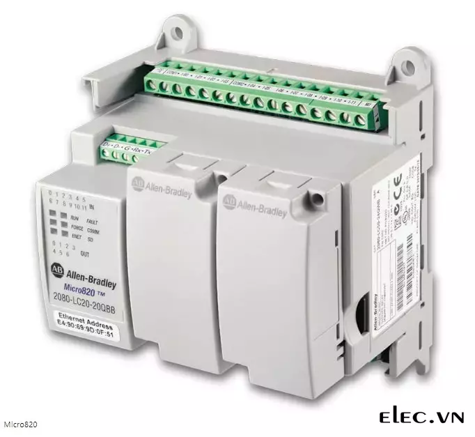PLC Allen-Bradley ControlLogix giám sát áp suất và lưu lượng