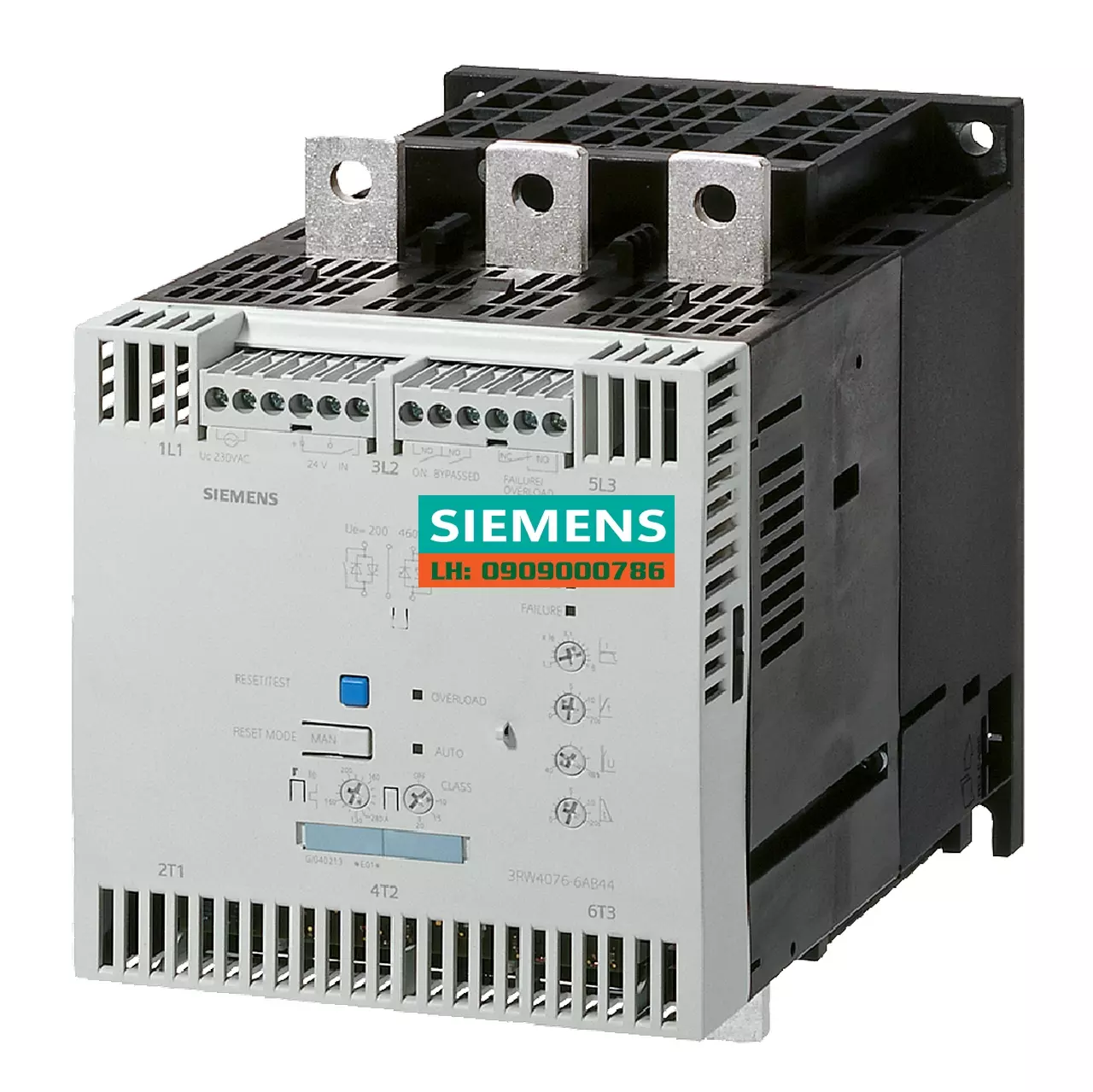 Khởi động mềm SIRIUS 3RW4036-1BB04, 45A, 22kW, 400V