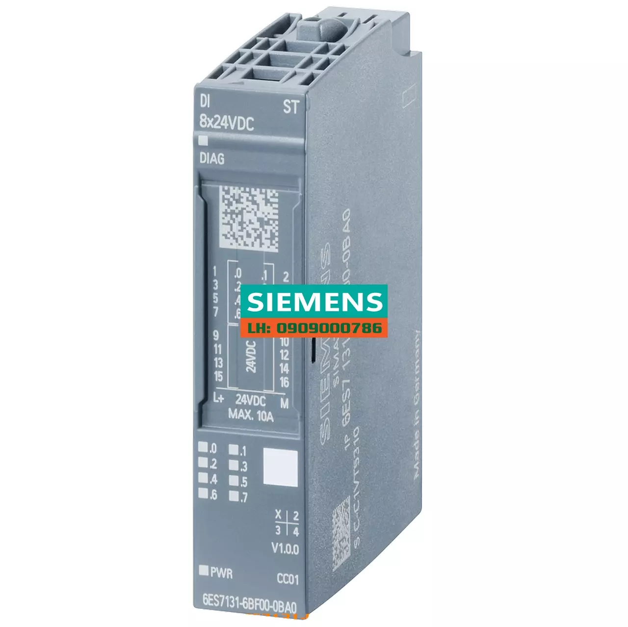 Mô-đun Đầu Vào Kỹ Thuật Số 6ES7131-6BF00-0CA0 DI 8x 24V DC