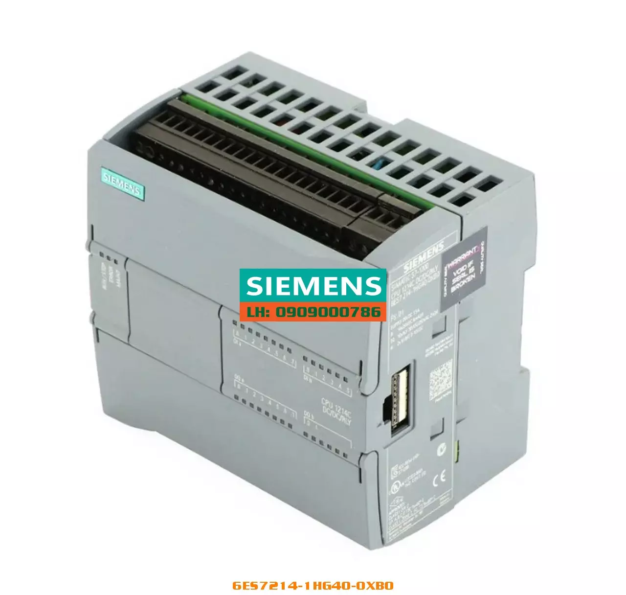 CPU SIMATIC S7-1200 6ES7214-1HG40-0XB0 - Compact, Hiệu Suất Cao