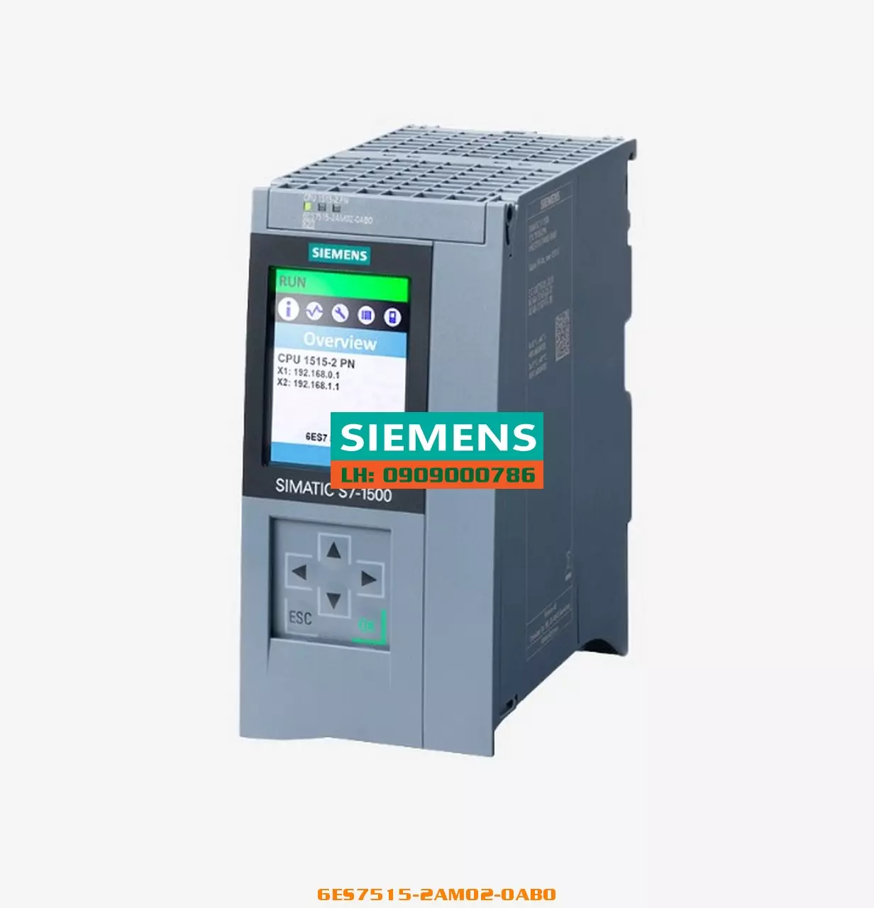CPU SIMATIC S7-1500 6ES7515-2AM02-0AB0 - Bộ xử lý trung tâm 500KB