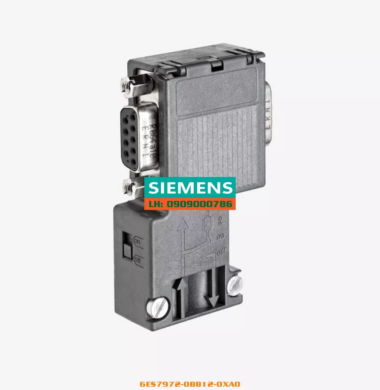 6ES7972-0BB12-0XA0 - Phích cắm SIMATIC DP PROFIBUS 90°