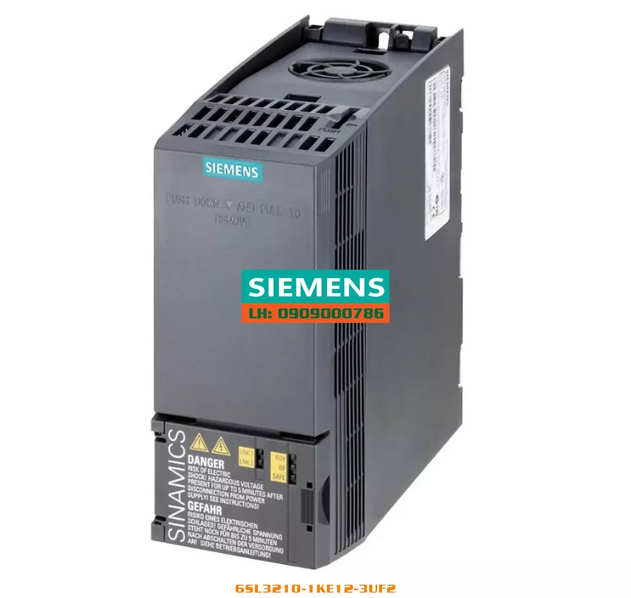 Biến tần SINAMICS G120C 6SL3210-1KE12-3UF2, Công suất 0.75kW